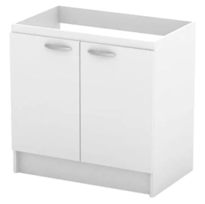 Mueble Base Lavaplatos 100 Cm Simple Blanco